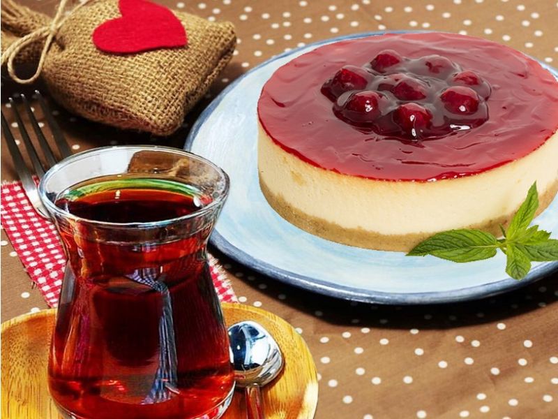 Frambuazlı Cheesecake&ay 